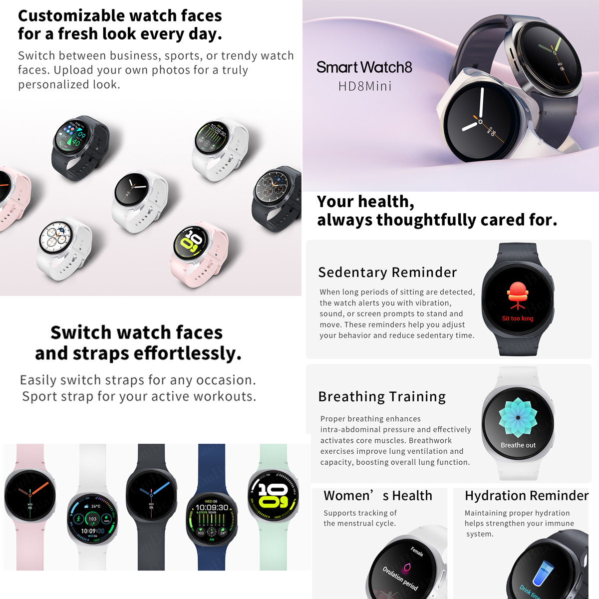 2026 New Watches 8 Mini GPS Tr - Heart Rate Gps Watch review and price