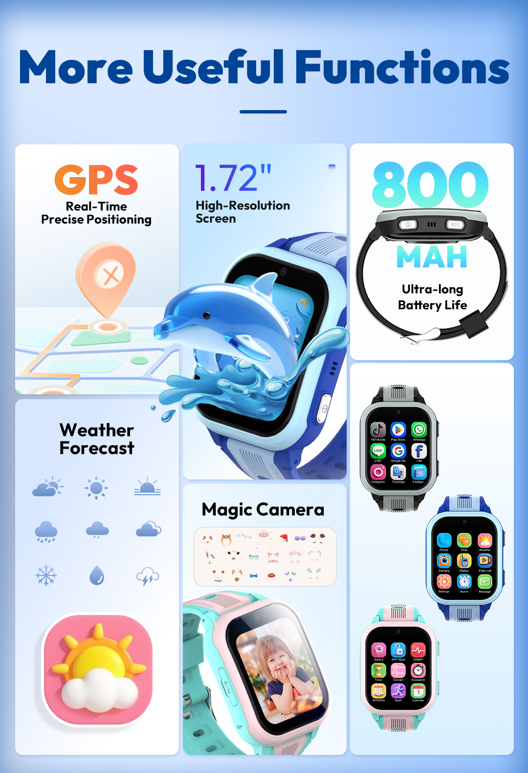Wonlex 4G Kids Smart Watch KT4 - Smartwatch Watches For Boys review and price