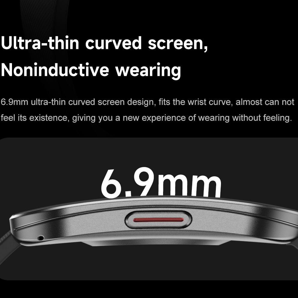 Amoled Ultra-thin Curved Water - Smartwatch Health Watches For Women review and price