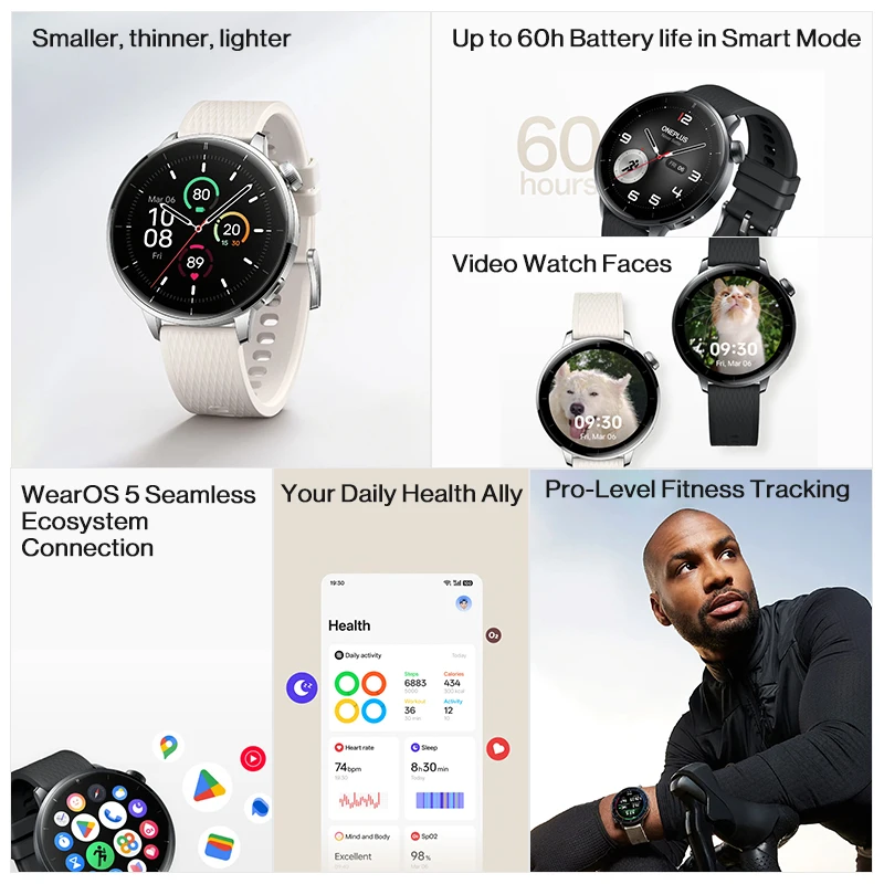 Global Version OnePlus Watch 3 - Heart Rate Gps Watch review and price