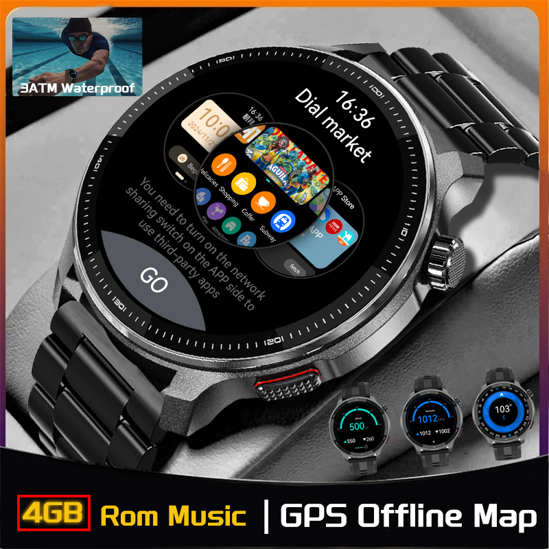 NEW 4G Memory GPS Offline Map  - Watch Esim review and price