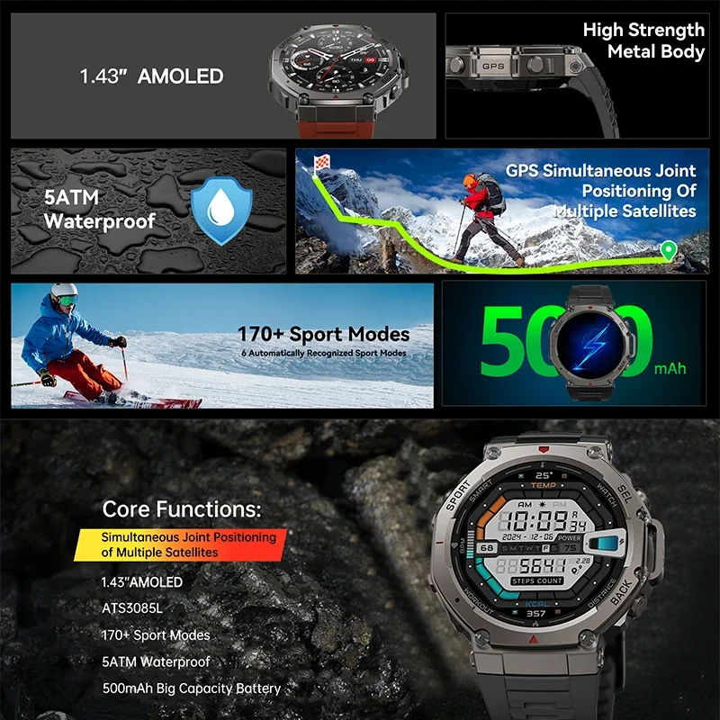 2026 New Military DM58 GPS Sma - Heart Rate Gps Watch review and price