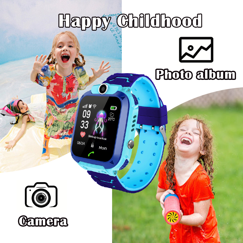 Q12B Kids Smart Watch with SOS - Smartwatch Watches For Kid Boy With Gps review and price