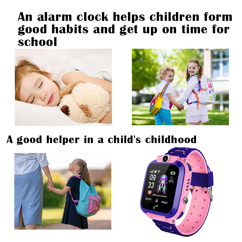 Q12B Kids Smart Watch with SOS - Smartwatch Watches For Kid Boy With Gps review and price