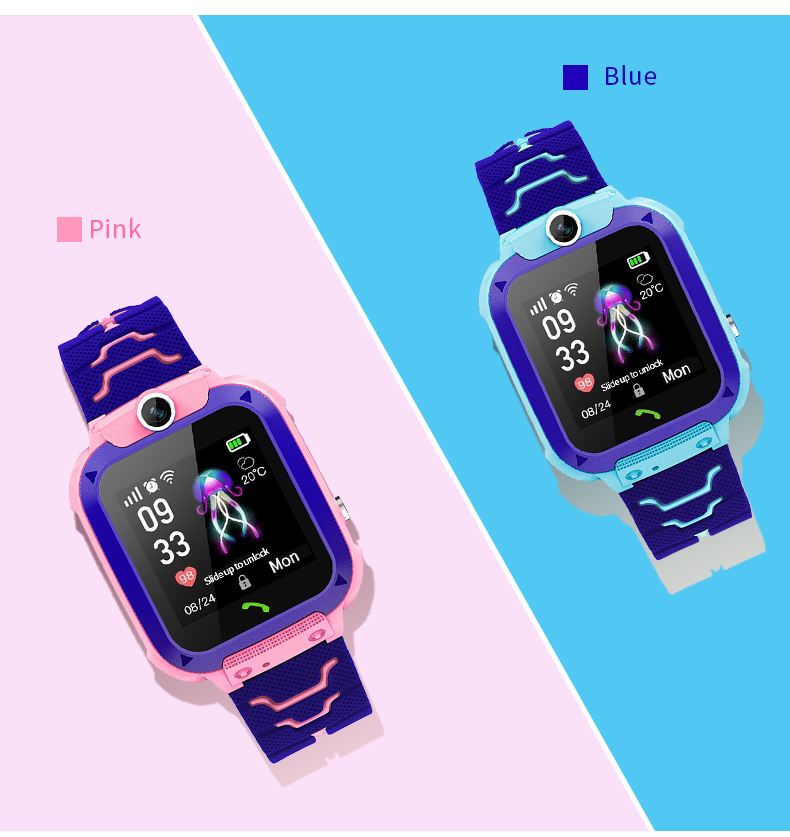 Q12B Kids Smart Watch with SOS - Smartwatch Watches For Kid Boy With Gps review and price