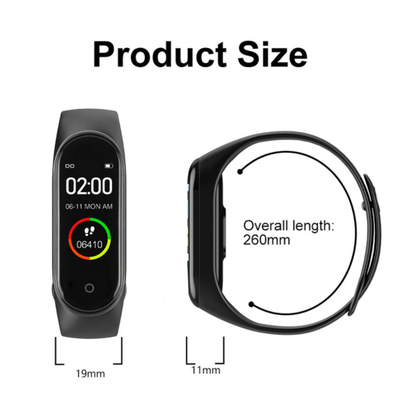 M4 Smart Watchs Sport Wristban - Smartwatch Branded Watches For Women review and price