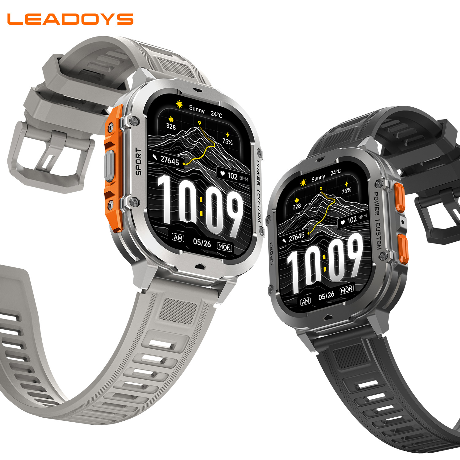 New Arrival LEADOYS X7 Rugged  - Watch X7 review and price