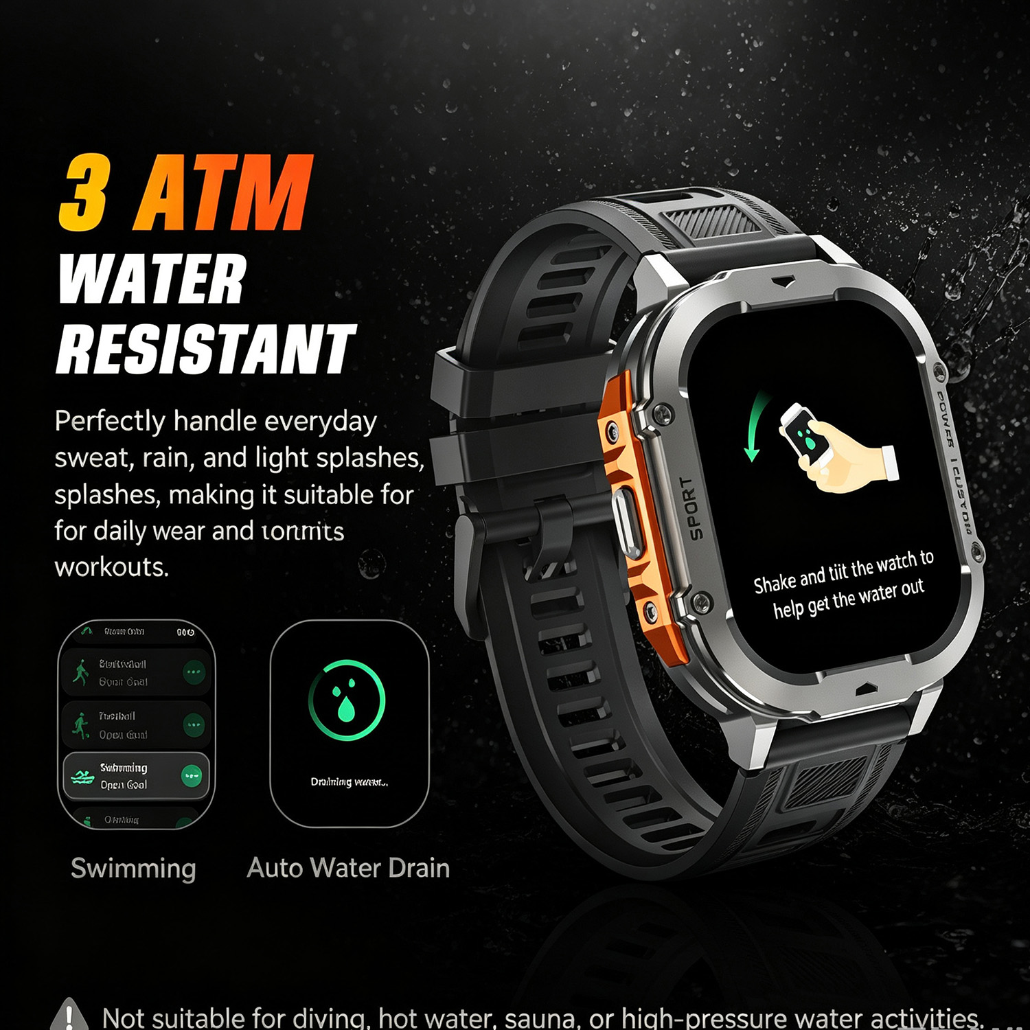 New Arrival LEADOYS X7 Rugged  - Watch X7 review and price