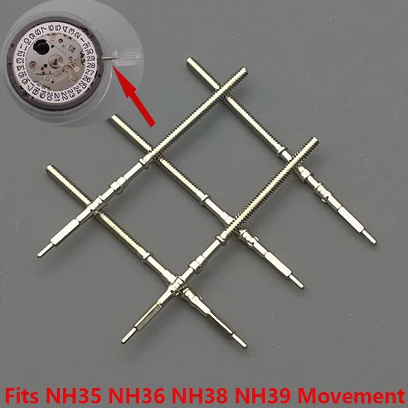 2/4PCS NH35 NH36 Movement Crow - Watch Crown Stem review and price