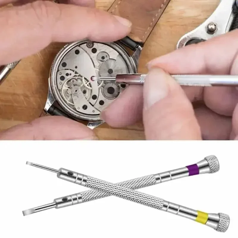 5pcs/set 0.8-1.6mm Steel Screw - Watchmaker Screwdriver review and price