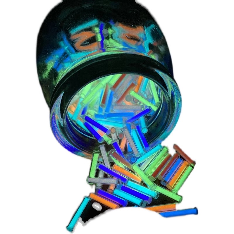 8 Pack 3X25mm 8 Colors Glass T - Tritium Gas Tube review and price