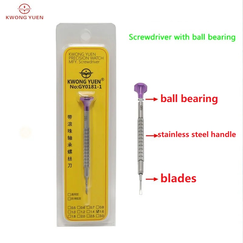 Kwong YUEN Screwdrivers for Wa - Watchmaker Screwdriver review and price