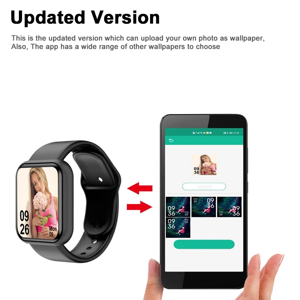 Men Watch Electronic Fitness B - Watch Smart Y68 review and price