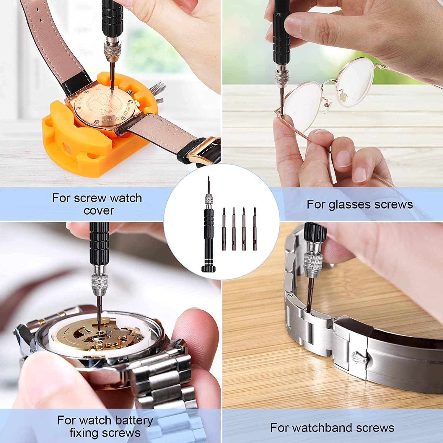 32 pcs Watch Battery Replaceme - Watchmaker Screwdriver review and price