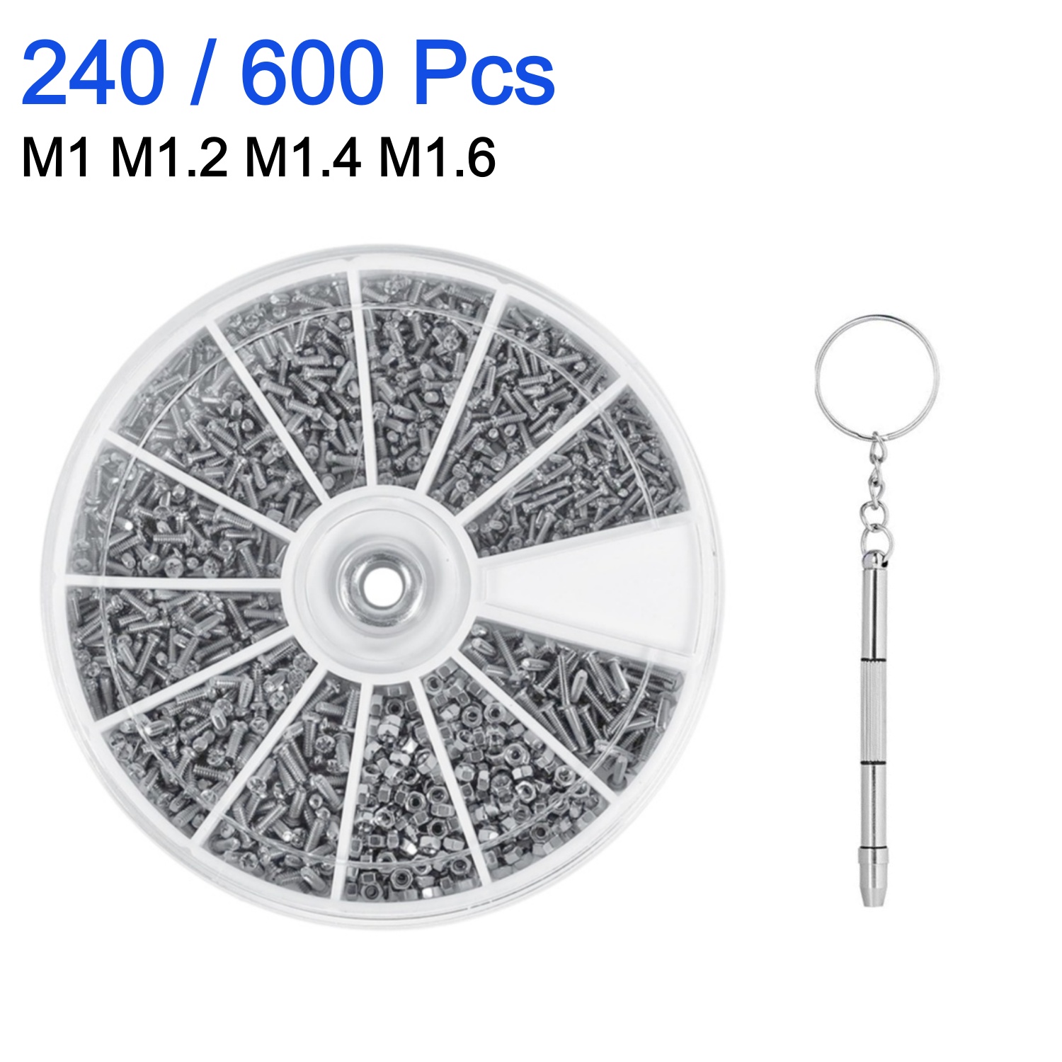 240/600Pcs small screw nut scr - Watchmaker Screwdriver review and price