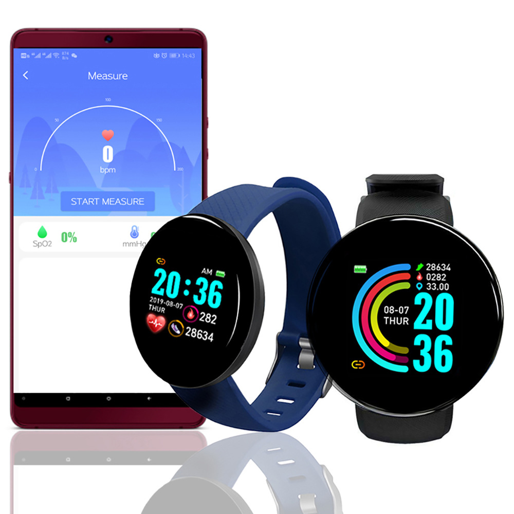 D18 Smart Watch Heart Rate Mon - Watch Smart Y68 review and price