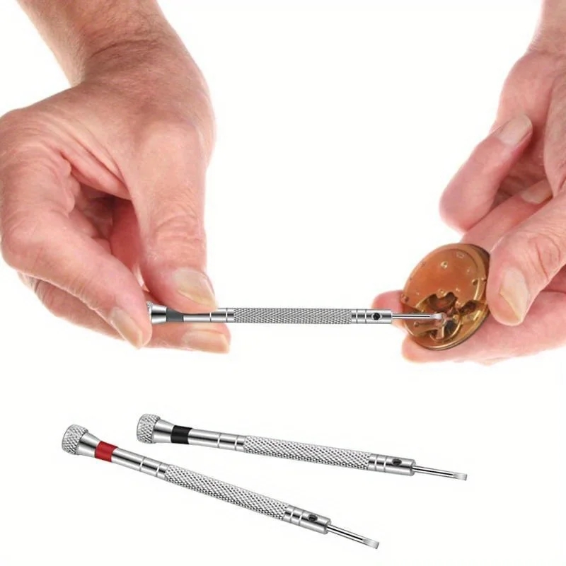 5pcs/set 0.8-1.6mm Steel Screw - Watchmaker Screwdriver review and price
