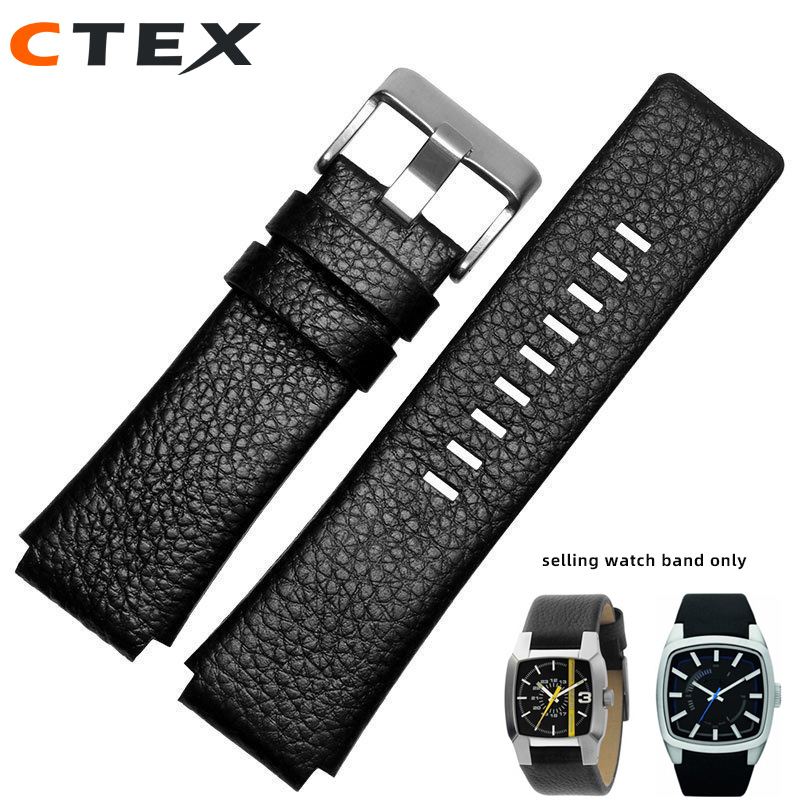 cowhide watchband for diesel D - Watch Esim review and price