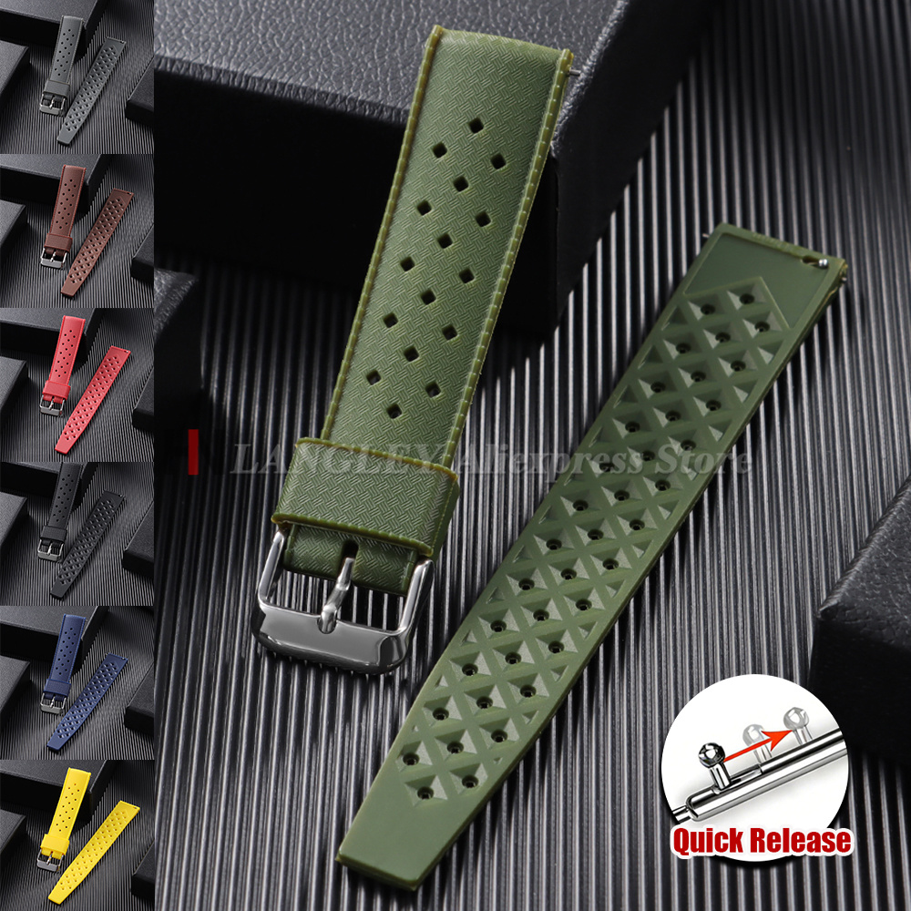 Tropical Silicone Watch Band Q - Citizen Watches Smartwatch review and price