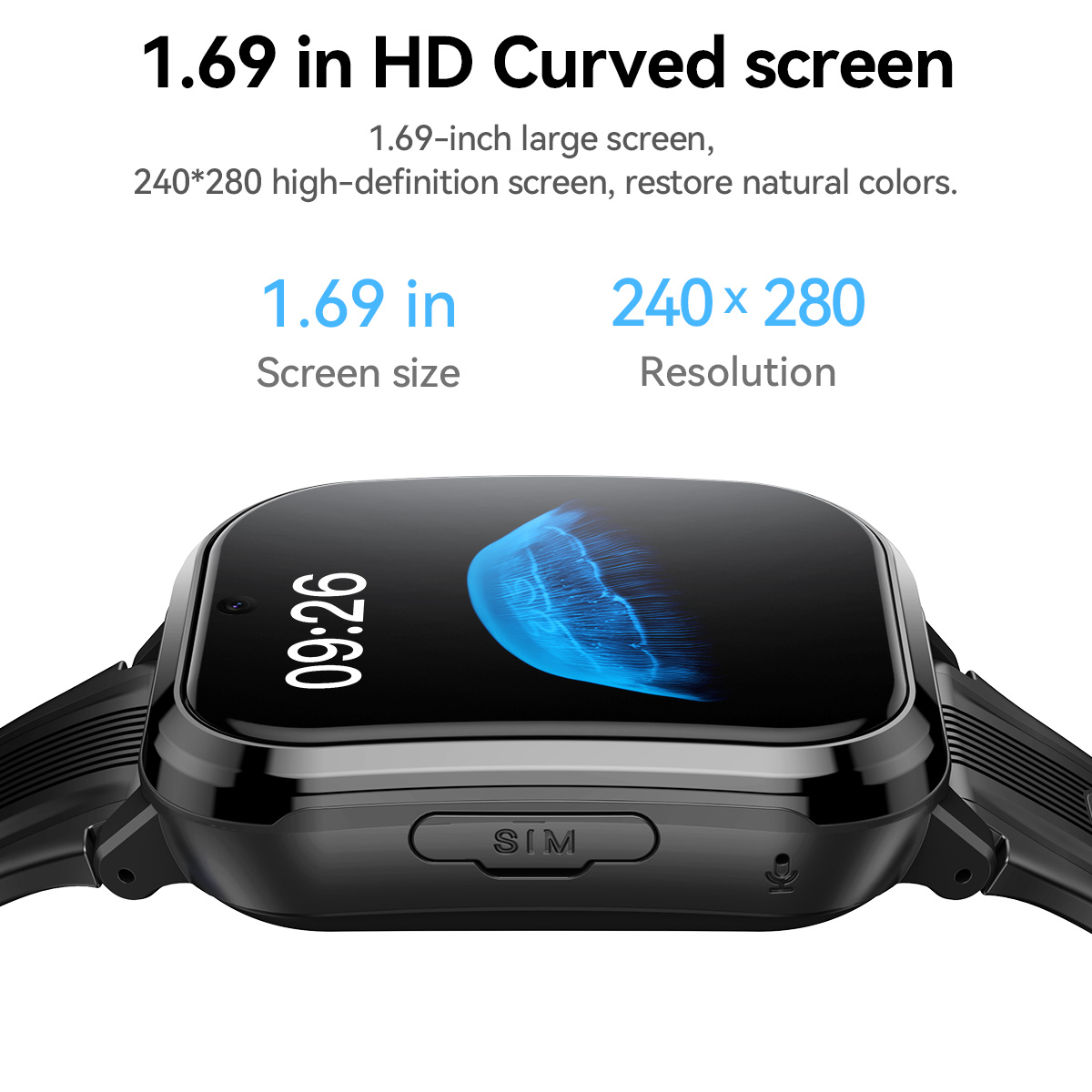 HOCO Y108 1.69inch HD LCD Curv - Smartwatch Watches For Boys review and price