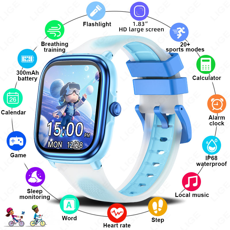 LIGE Kids Girls Boys Present S - French Connection Watches Smartwatch App review and price